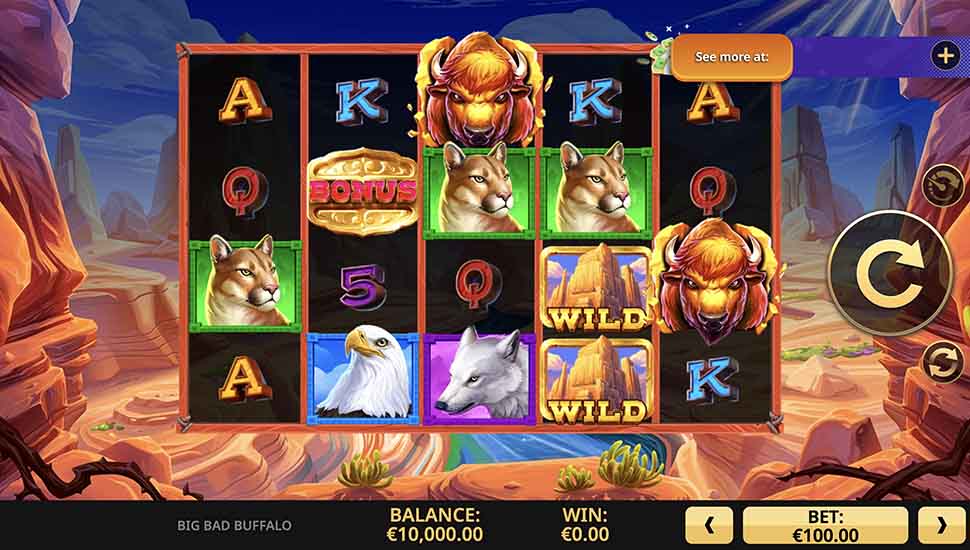 big-bad-buffalo-slot-gameplay