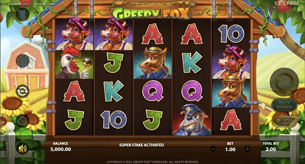 Stakelogic slot interface